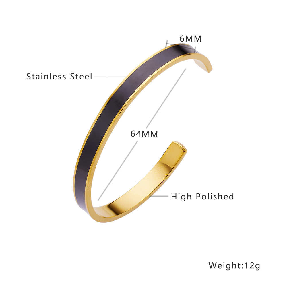 Unik Stainless steel 18K gold plated flange drops bangle