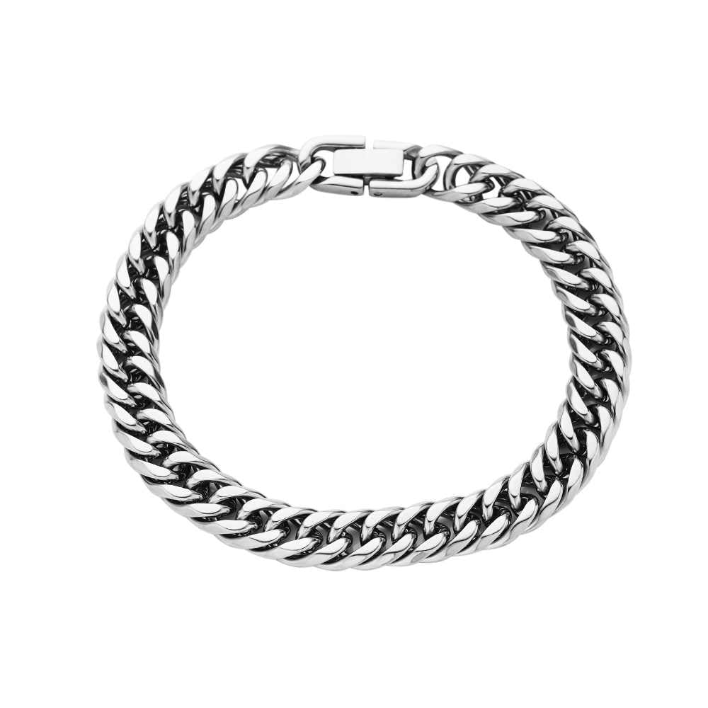 Unik Men's Stainless Steel 18K Gold Plated Fashion Creative Bracelet