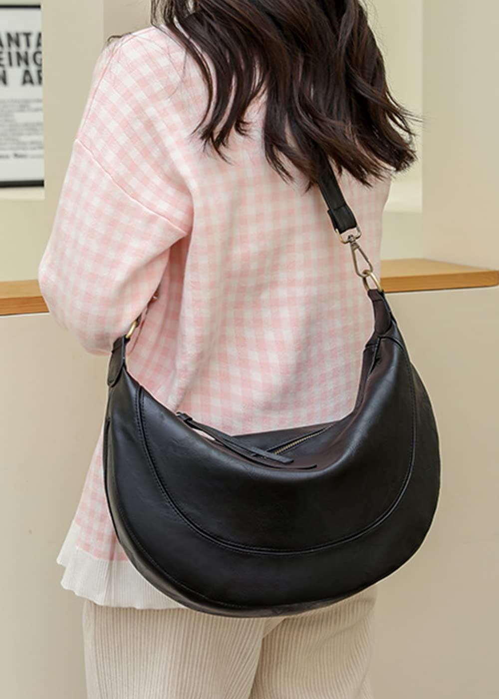 Unik Women Crossbody Bags with Wide Shoulder Strap