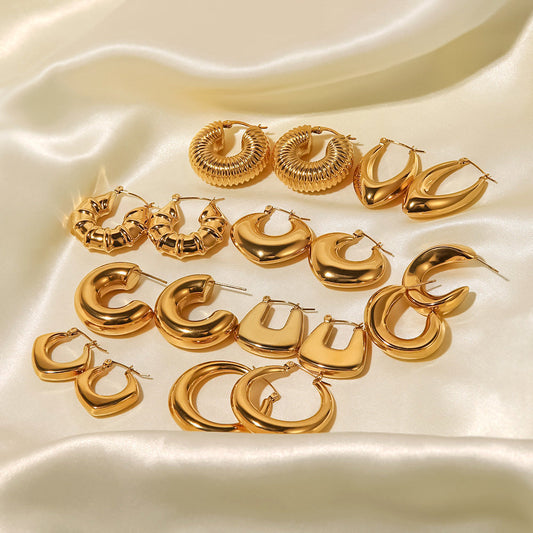 Unik Vintage earrings in 18-karat gold