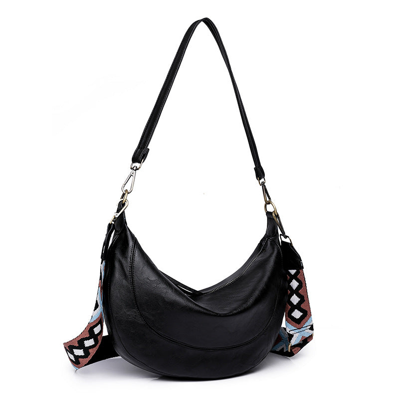 Unik Women Crossbody Bags with Wide Shoulder Strap